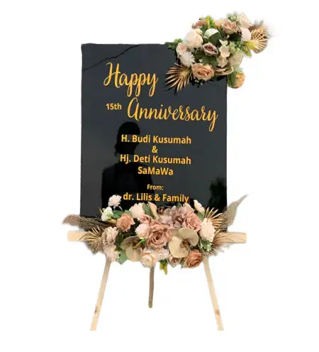 Papan Bunga Akrilik Paguyaman