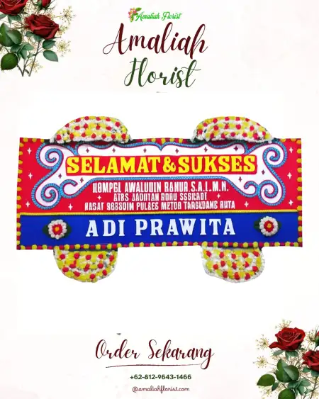 Papan Bunga Ucapan Selamat Paguyaman